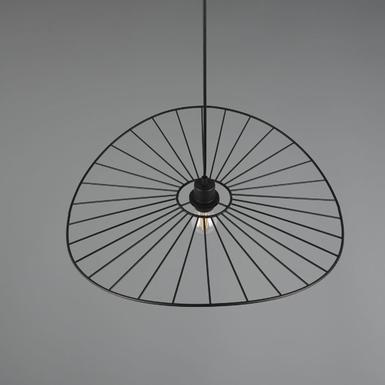 Suspension Chapeau Ø  60cm - 1xE27 - Noir/Metal - Trio - R31451032