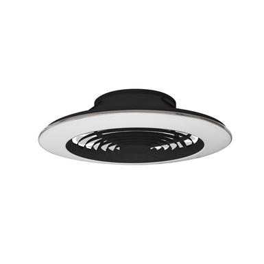 Ventilateur de plafond avec éclairage led Mantra Alisio Noir Acrylique 7492