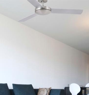 Ventilateur de plafond design Faro Mallorca Gris Acier 33604