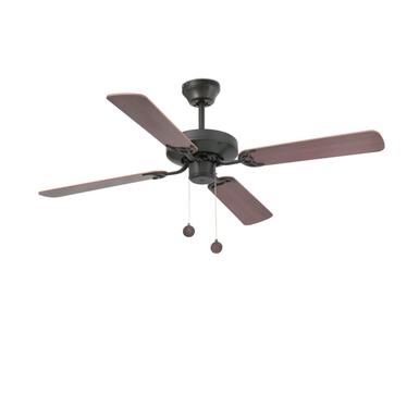 Ventilateur de plafond design Faro Yakarta Marron Acier 33713