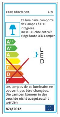 Ventilateur de plafond Lantau Ø 152 cm avec LED - Marron clair - Noyer - Faro - 33719