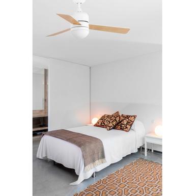 Ventilateur de plafond Faro Cebu Blanc Acier 33606