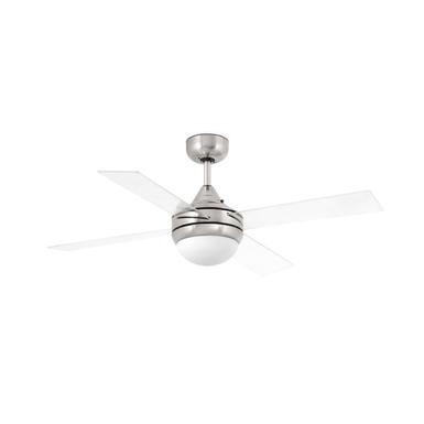 Ventilateur de plafond Faro Icaria Transparent Acier 33696