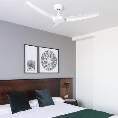 Ventilateur de plafond Faro Siros Blanc Métal 33804