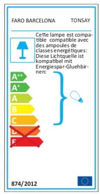 Ventilateur de plafond Faro Tonsay Marron Bois 33386