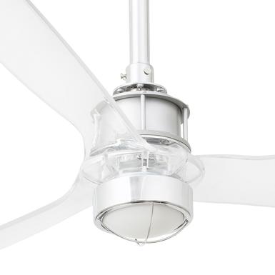 Ventilateur de plafond led chrome Faro Just fan Chrome Acier 33394-9