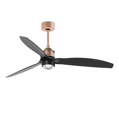 Ventilateur de plafond led cuivre Faro Just fan Cuivre Acier 33418-10