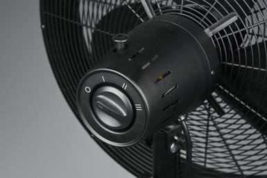 Ventilateur design Trio Viking Noir Métal R034-32