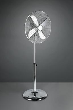 Ventilateur design Trio Ystad Chrome Métal R037-06