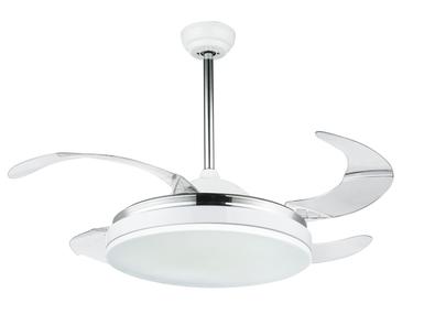 Ventilateur led Globo Cabrera Blanc Métal 0351