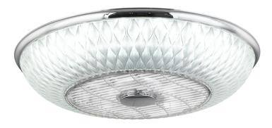 Ventilateur led Globo Rosario Chrome Métal 03622