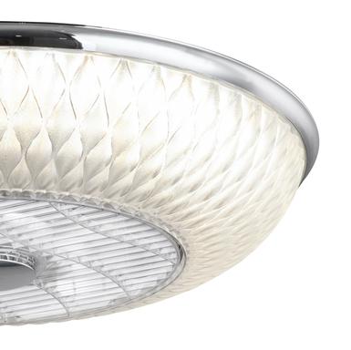 Ventilateur led Globo Rosario Chrome Métal 03622