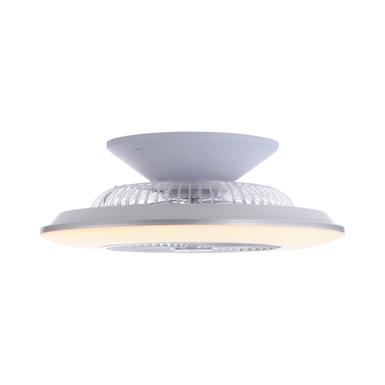 Ventilateur led Leuchten Direkt Leonard Gris Métal 14445-55