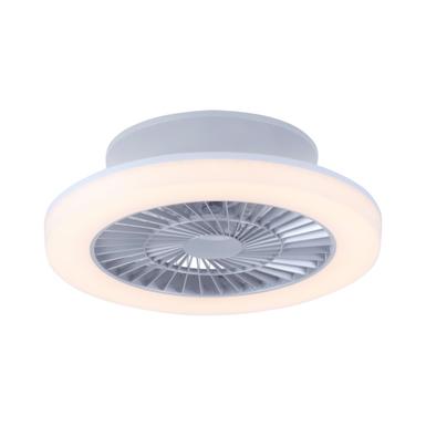 Ventilateur led Leuchten Direkt Leonard Gris Métal 14645-55