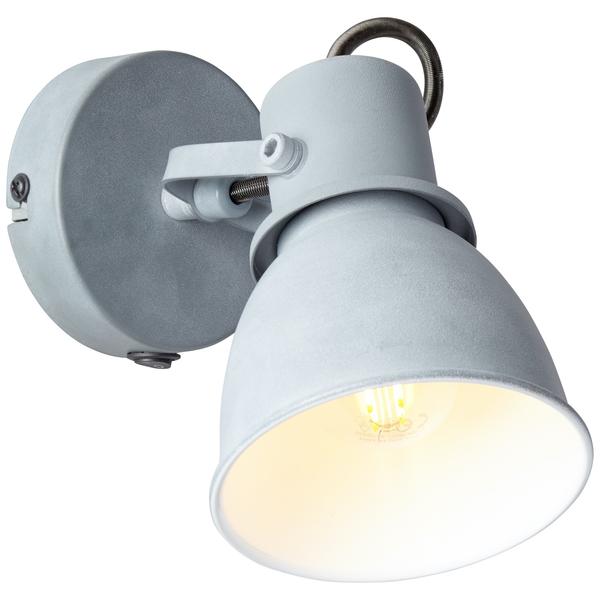 Applique avec interrupteur Brilliant Bogart Gris Métal 76311/70 – Appliques avec  interrupteur chez Luminaires Online