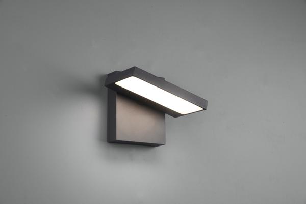 Applique d'extérieur gris foncé avec LED 10 lumières IP54 - Silly