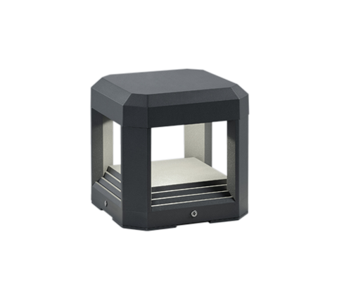 Borne extérieure led Trio Logone Gris anthracite Fonte d'aluminium 222360142 Borne extérieure led Trio Logone Gris anthracite Fonte d'aluminium 222360142