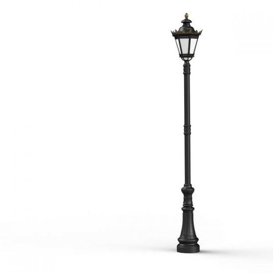 Lampadaire extérieur classique Roger Pradier citadelle Fonte d'aluminium  116031_ – Lampadaires extérieurs classiques chez Luminaires Online