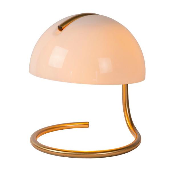 vrije tijd Namens Symptomen Lampe CATO - 1xE27 - Blanc - Verre / Métal - Lucide - 46516/01/31 – Lampes  de bureau chez Luminaires Online