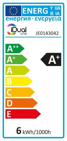 Lot de 2 ampoules E14 Led color avec télécommande iDual Blanc