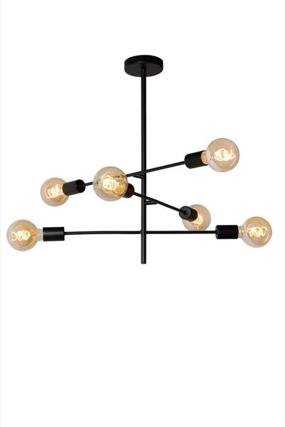 Praten wastafel Vochtigheid Lustre industriel Lucide Lester Noir Métal 21119/06/30 – Lustres  industriels chez Luminaires Online