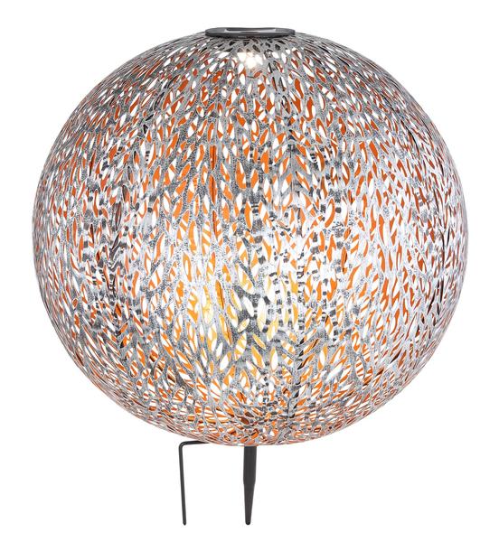 Objet lumineux extérieur led Globo Solaire Gris Métal 336270