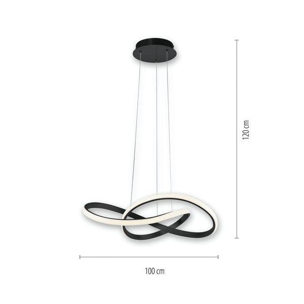 Suspension Leuchten-Direkt MARIA LED Aluminium 15402-95